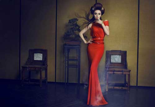البوم الصور المتمتعة بالميزة القصرية للممثلة الصينية فان بينغ بينغ 