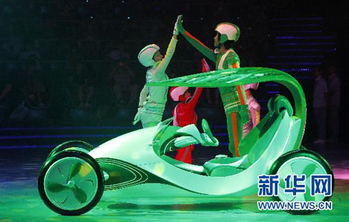 سيارات المستقبل تعرض في معرض اكسبو شانغهاي 