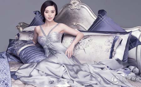  فان بينغ بينغ الممثلة الصينية الشهيرة اتخذت صورا اعلانية جديدة للفراشات