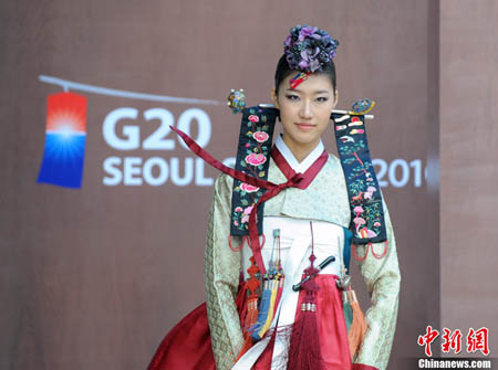  كوريا تستعد لعرض ازياء تقليدية كورية امام قادة دول العالم المشاركين في قمة ال 20