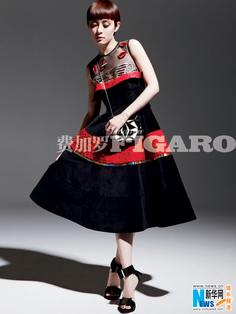 صور الممثلة الصينية الشهيرة سون لي على مجلة FIGARO (3)