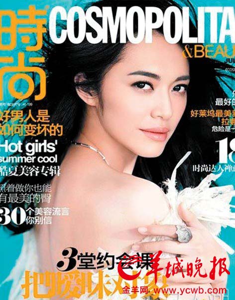 النجمات الصينيات الجميلات على غلافات مجلات الأزياء 2012 (16)