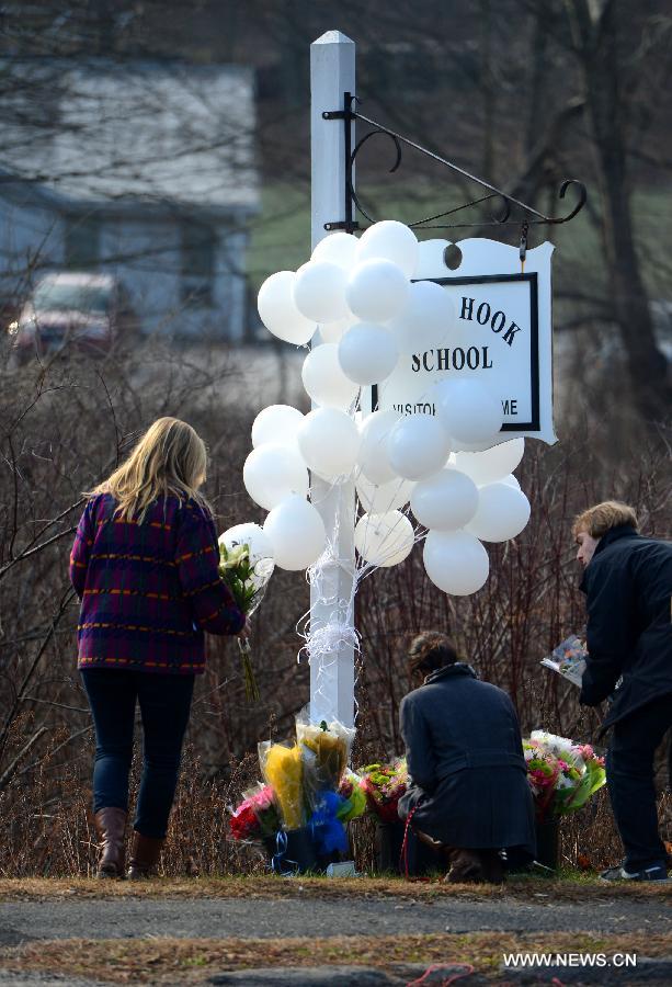 التعازي في ضحايا مذبحة مدرسة كونيتيكت الأمريكية