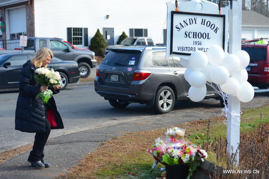 التعازي في ضحايا مذبحة مدرسة كونيتيكت الأمريكية