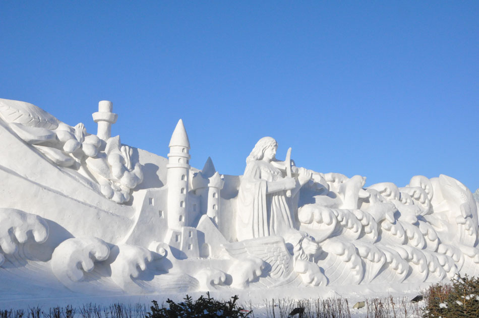 إفتتاح الدورة ال14 من مهرجان الجليد الدولي الصيني الروسي المنغولي  (5)