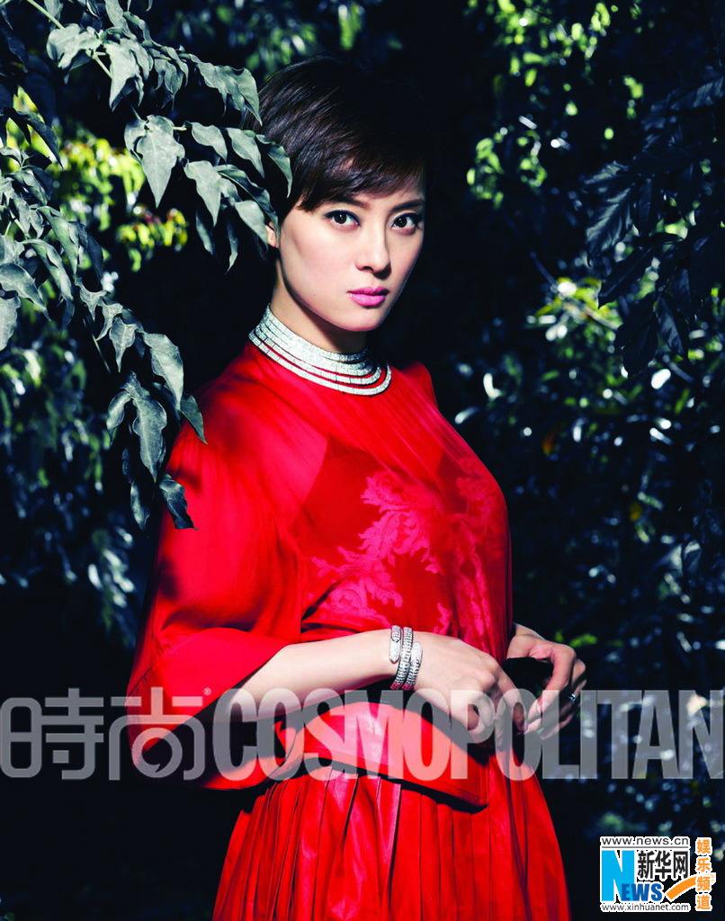 الممثلة الصينية الشهيرة سون لي على مجلة COSMOPOLITAN  (8)