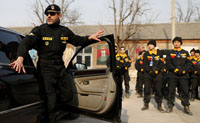 إفتتاح معسكر بكين للحراس الشخصيين تحت عنوان "معسكر تدريبات الشياطين"