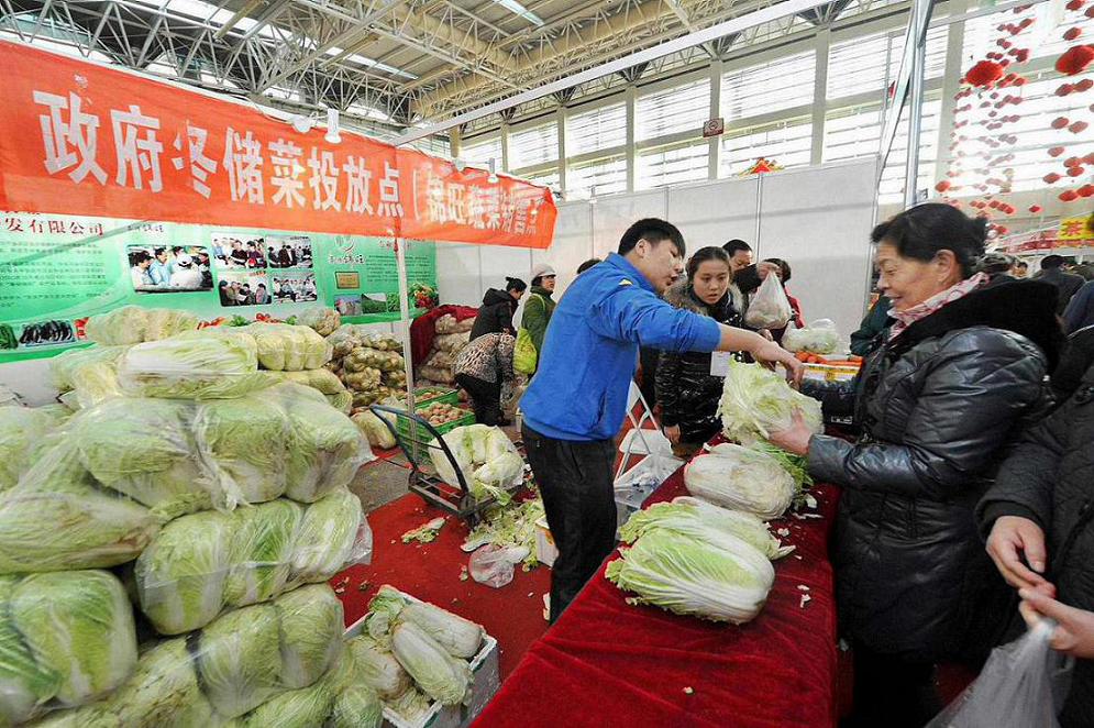 ينتشوان:انزال الحكومة احتياطيات الخضروات إلى السوق استعدادا لعيد الربيع  (4)