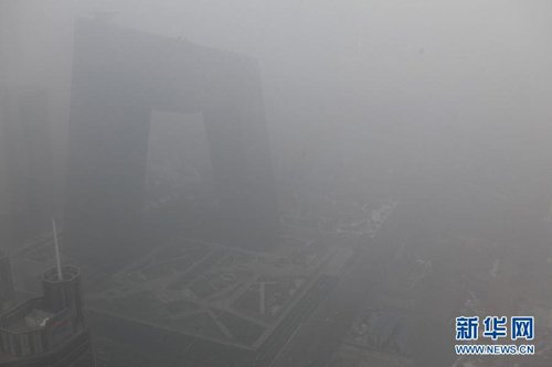 الصين تعانى من المزيد  من الضباب والدخان 2013.01 