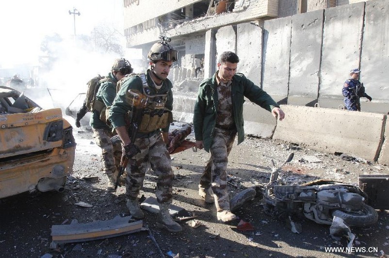  تقرير اخباري : مقتل 30 شخصا وإصابة  70 اخرين في هجوم منسق شمال  بغداد