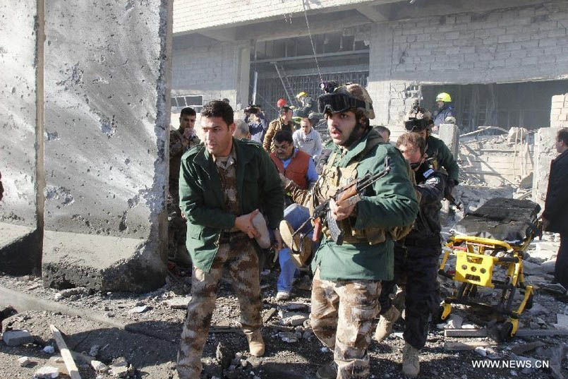  تقرير اخباري : مقتل 30 شخصا وإصابة  70 اخرين في هجوم منسق شمال  بغداد