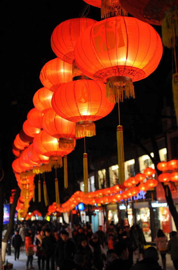 نانجينغ تستضيف مهرجان الفوانيس للاستقبال عيد الربيع (9)