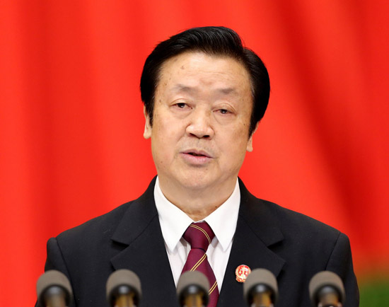      رئيس القضاة الصيني يقدم  تقرير عمل المحكمة الشعبية العليا