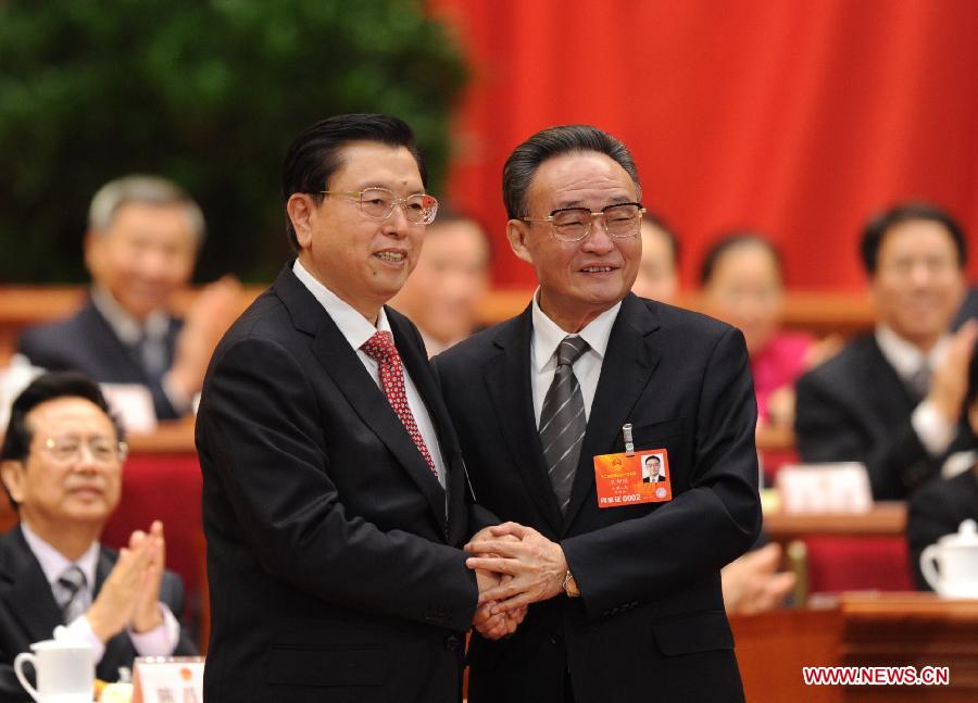       انتخاب تشانغ ده جيانغ لرئيس اللجنة الدائمة للمجلس الوطني لنواب الشعب الصيني (2)