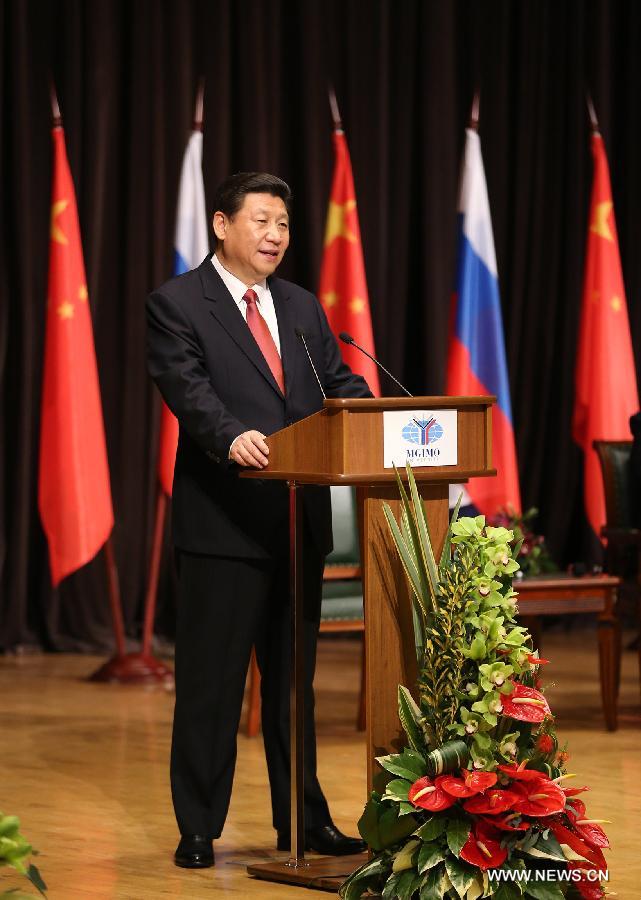 الرئيس الصينى يدعو إلي نمط جديد من العلاقات الدولية يقوم على التعاون متبادل النفع 