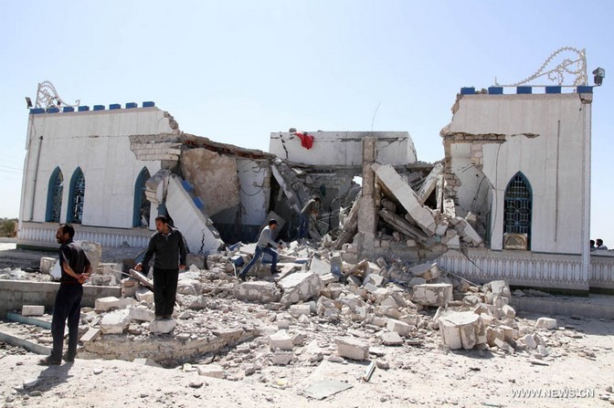 انفجار مسجد بإحدى ضواحي طرابلس جراء عبوات ناسفة