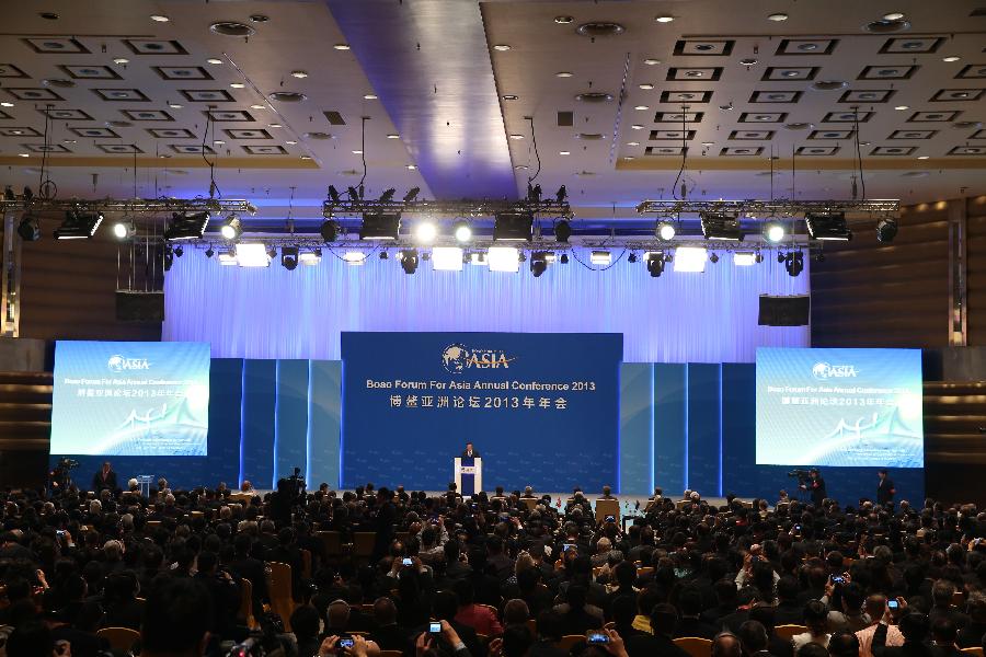 الرئيس الصيني يلقي كلمة في مراسم افتتاح منتدى بوآو الآسيوي (4)