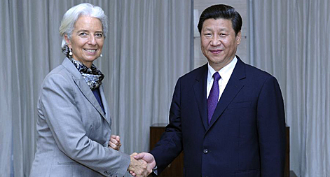 الصين تتعهد بتعزيز التعاون مع صندوق النقد الدولي