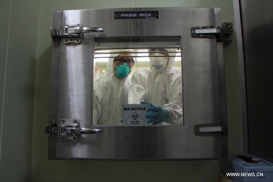 وصول عينات من فيروس إتش7إن9 من البر الرئيسي إلى تايوان 
