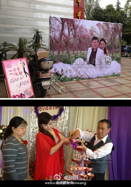 لقطة مؤثرة بعد زلزال لوشان: حفل زفاف بدون عريس 