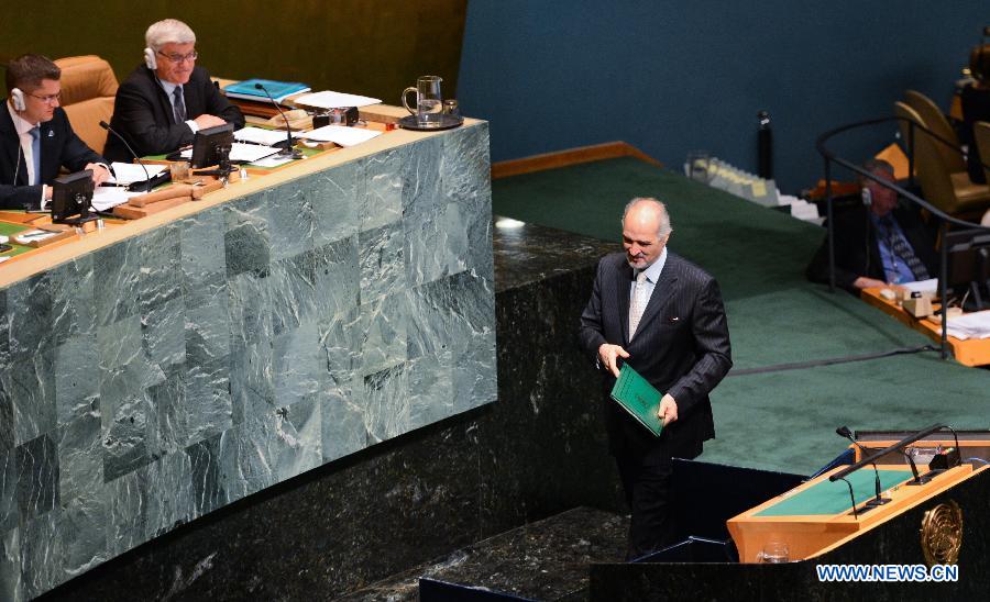 رئيس الجمعية العامة للأمم المتحدة يدعو إلى بدء عملية سياسية لإنهاء أزمة سوريا  (6)