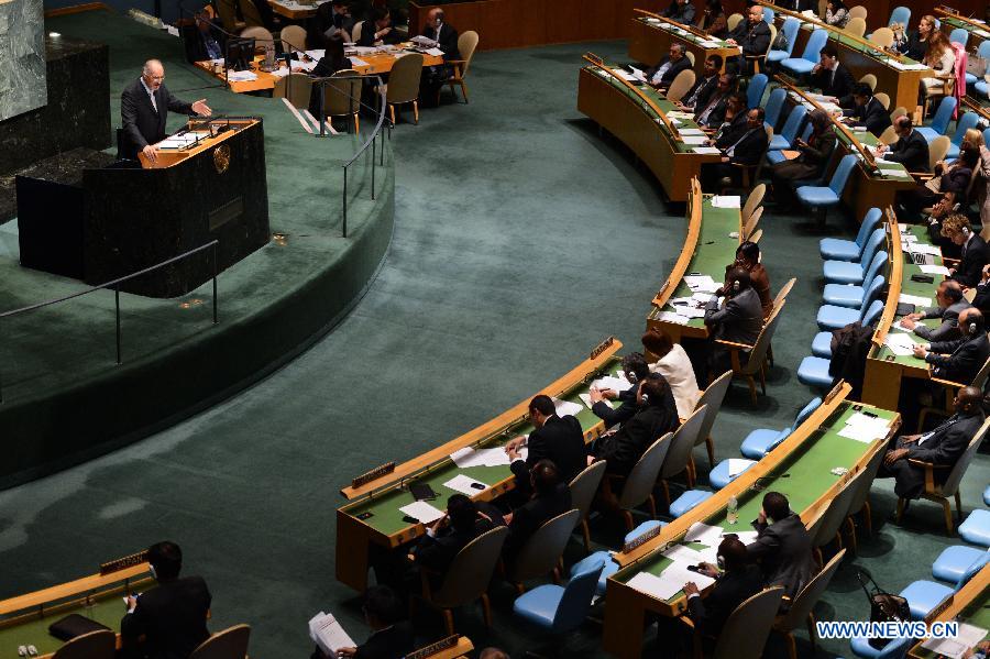 رئيس الجمعية العامة للأمم المتحدة يدعو إلى بدء عملية سياسية لإنهاء أزمة سوريا  (4)