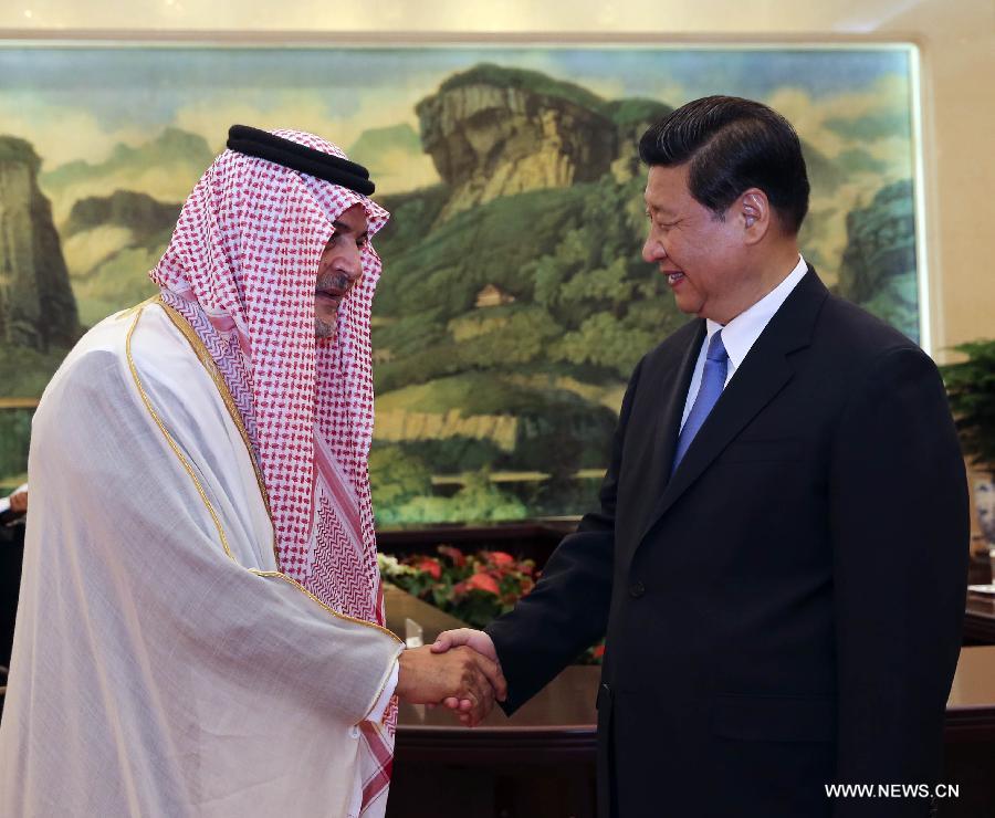 الرئيس الصينى يجتمع مع وزير الخارجية السعودى