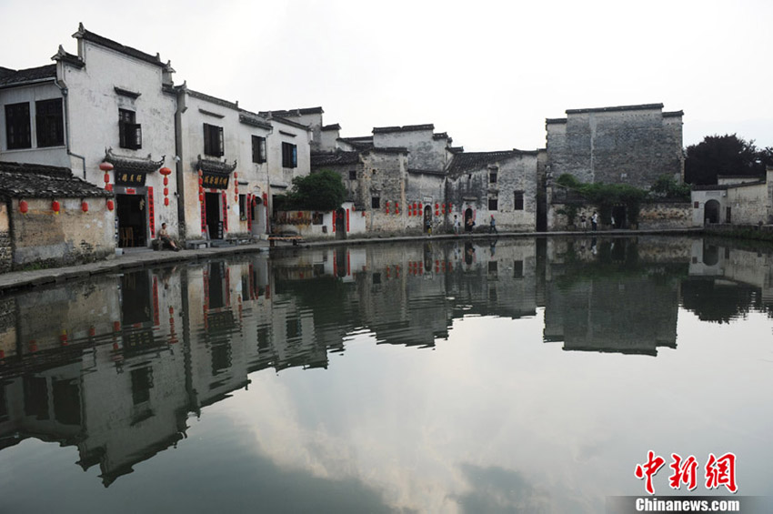  قرية هونغتسون تشبه  لوحة الحبر الصينية  (2)