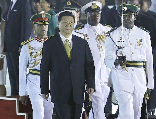 الرئيس الصيني يقول ان زيارته لترينيداد وتوباغو سوف تضخ حيوية جديدة في العلاقات الثنائية