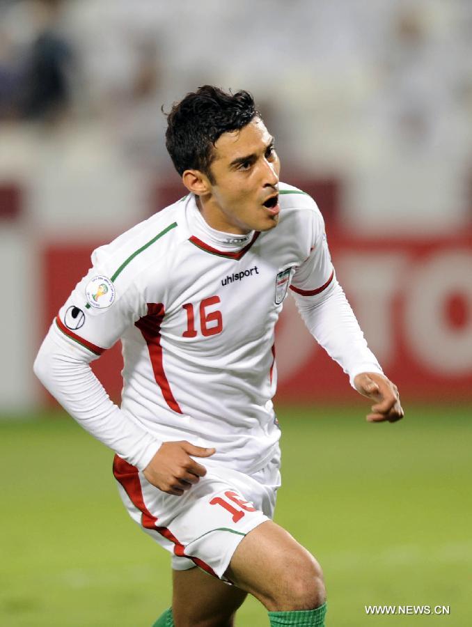ايران تهزم قطر وتحافظ على حظوظها في التأهل الى مونديال البرازيل (9)