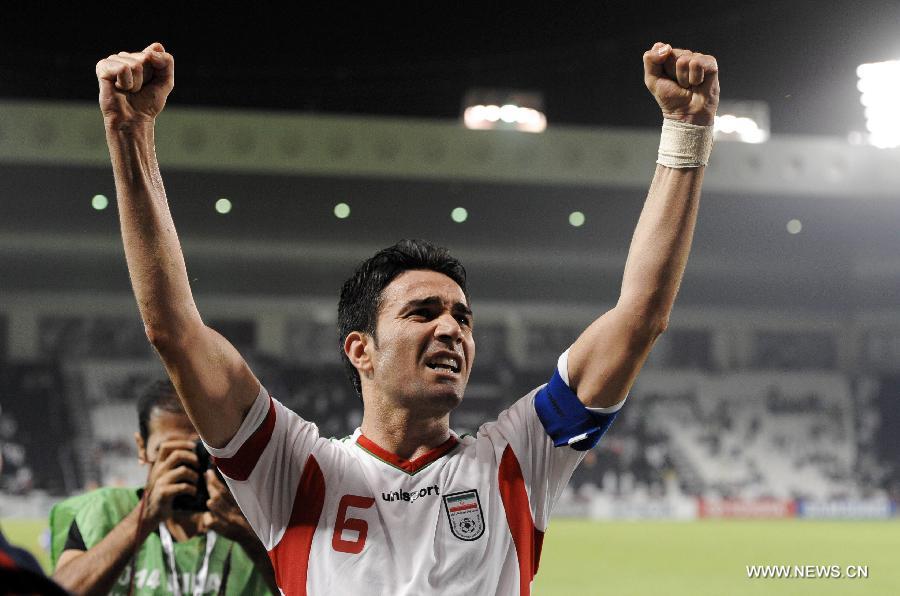ايران تهزم قطر وتحافظ على حظوظها في التأهل الى مونديال البرازيل (7)