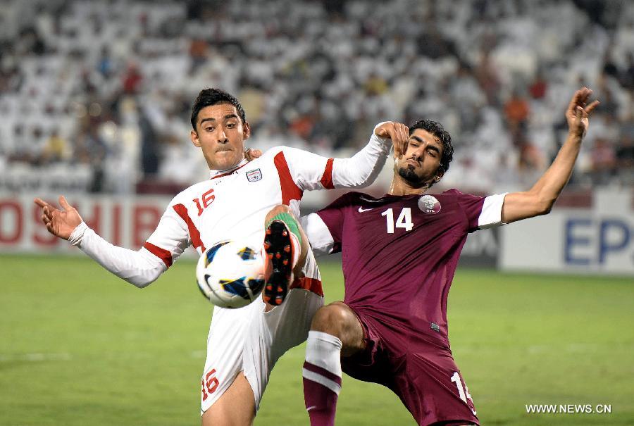 ايران تهزم قطر وتحافظ على حظوظها في التأهل الى مونديال البرازيل (6)