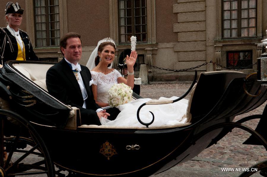 حفل زفاف الأميرة السويدية مادلين  (2)