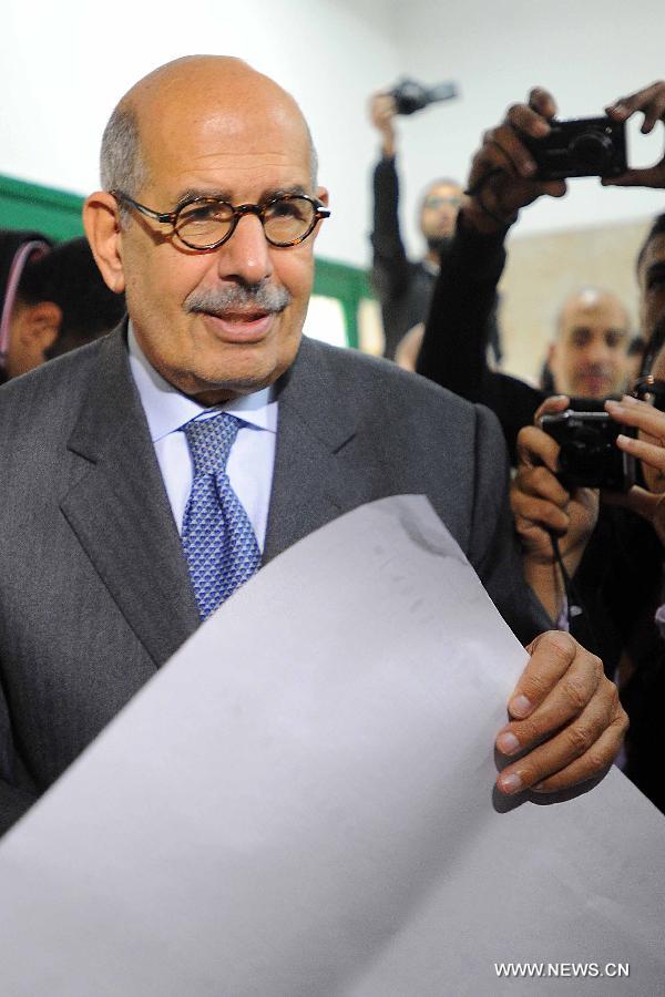 محمد البرادعي رئيسا لوزراء مصر 