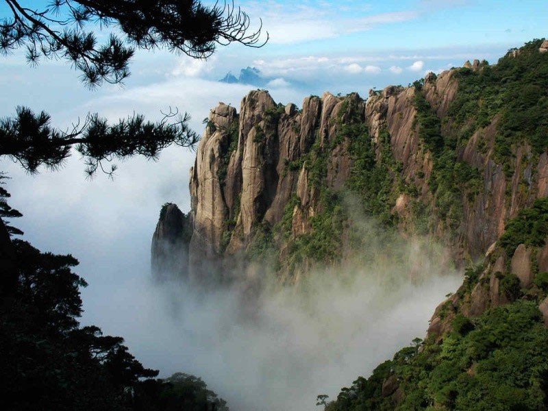 لمحة عن مواقع التراث العالمي في الصين:جبل سانتشينغ  (17)
