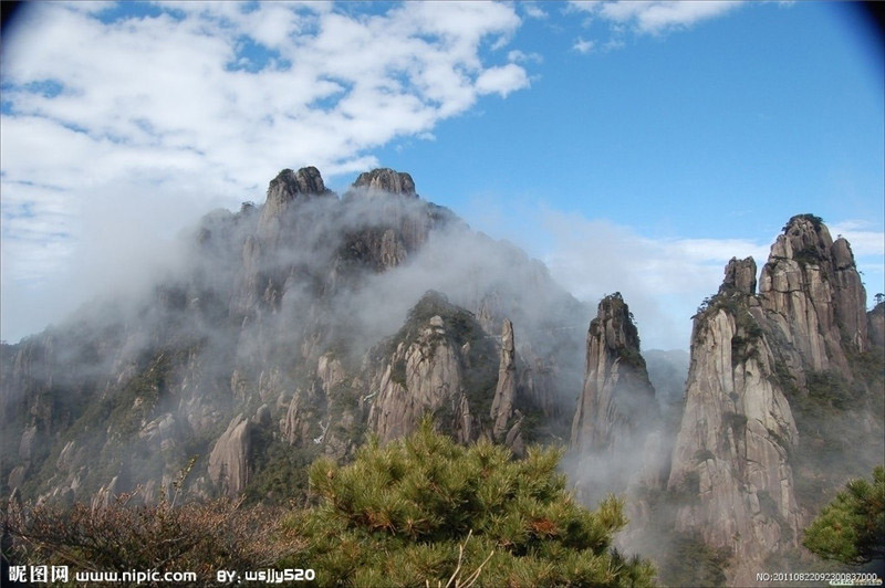 لمحة عن مواقع التراث العالمي في الصين:جبل سانتشينغ  (4)