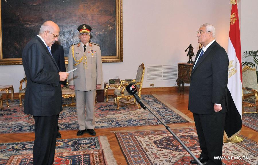 مصر: البرادعي يؤدي اليمين الدستورية نائبا لرئيس الجمهورية للعلاقات الدولية