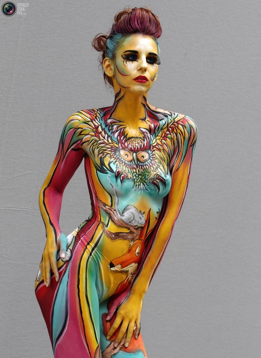 لمحة عن مهرجان الرسم على جسم الإنسان في عام 2013