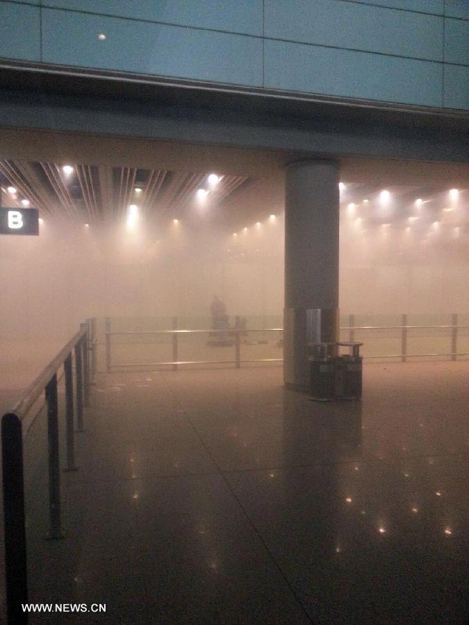وقوع انفجار في مطار بكين الدولي  (3)