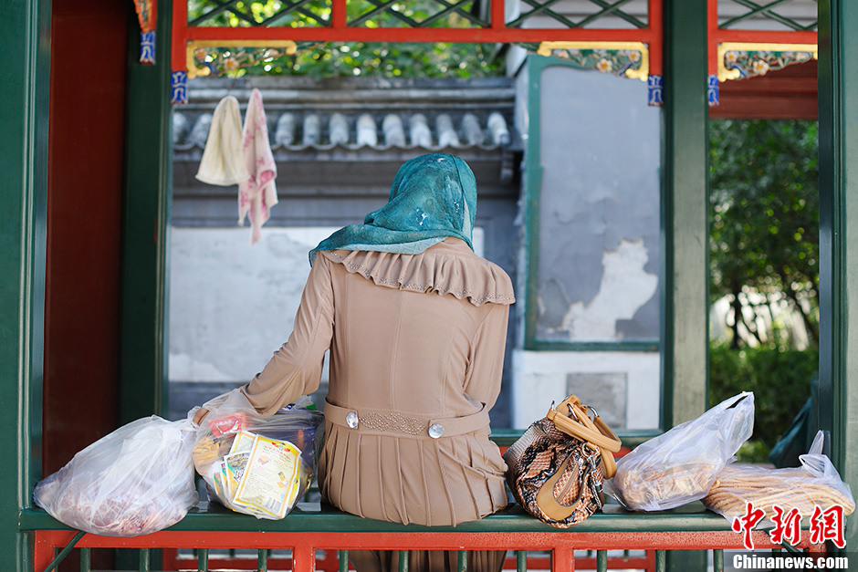 صور عالية الوضوح:المسلمون الصينيون يحتفلون بعيد الفطر (17)