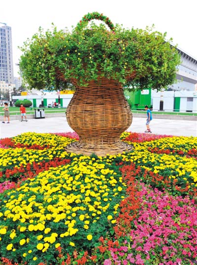 ينتشوان: 200  ألف أصيص من الزهور لاستقبال معرض الصين والدول العربية 2013 