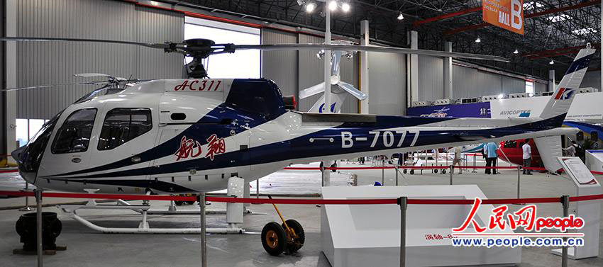 أنماط متنوعة من المروحيات تظهر في معرض تيانجين الدولي للمروحيات (11)