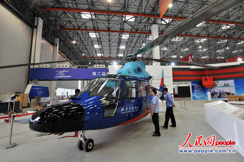 أنماط متنوعة من المروحيات تظهر في معرض تيانجين الدولي للمروحيات (8)