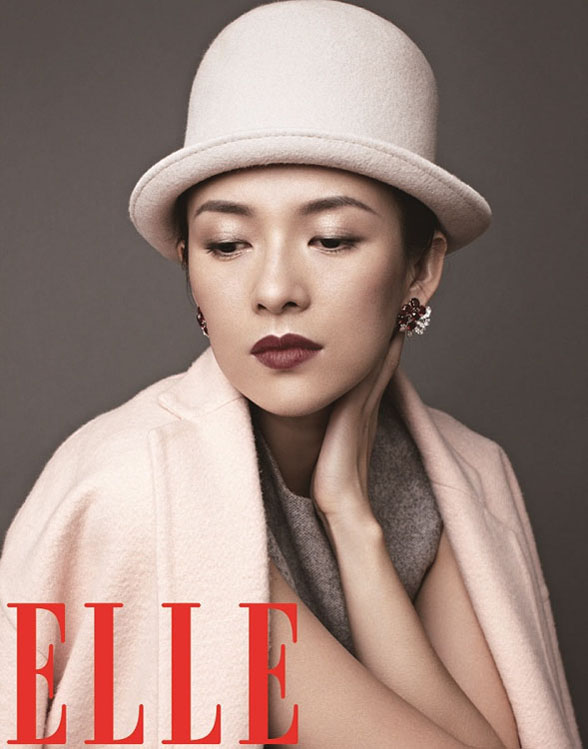 البوم صور الممثلة الصينية الشهيرة تشانغ تسى يى على مجلة ELLE  (6)