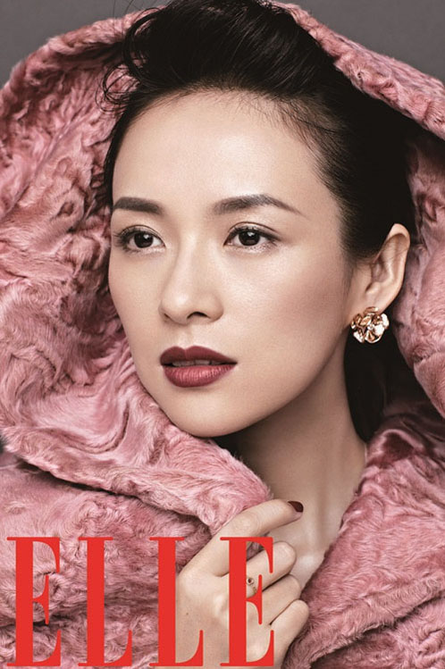 البوم صور الممثلة الصينية الشهيرة تشانغ تسى يى على مجلة ELLE  (5)
