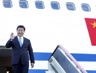 الرئيس الصيني يصل إلى سان بطرسبرج لحضور قمة مجموعة العشرين 