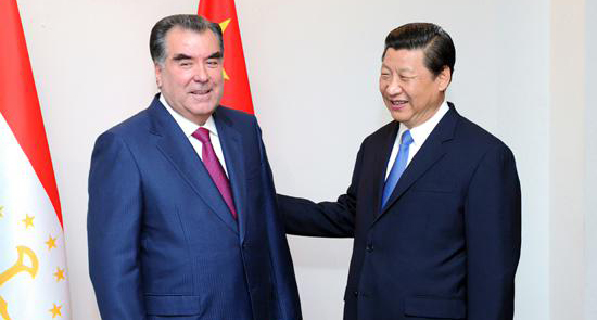 الرئيسان الصيني والطاجيكي يتفقان على تسريع جهود بناء خط أنابيب الغاز 