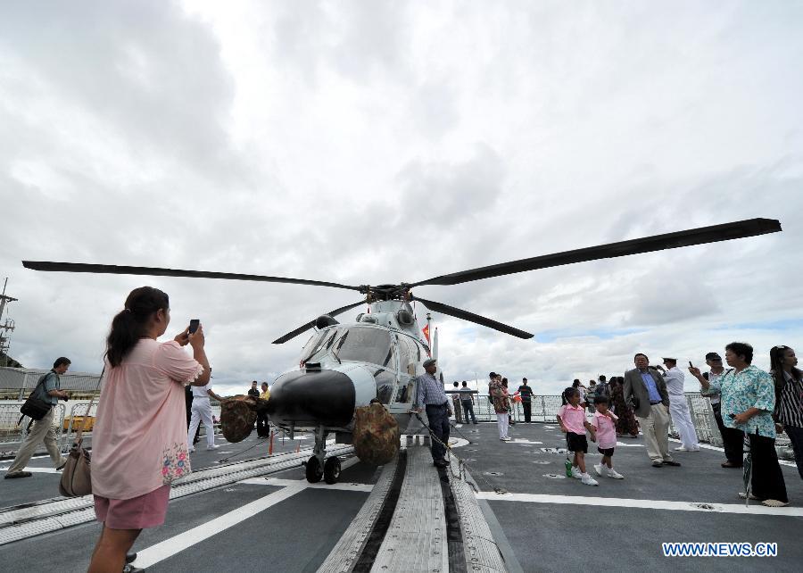 أسطول الحراسة الـ14 التابع للبحرية الصينية يزور تايلاند  (10)