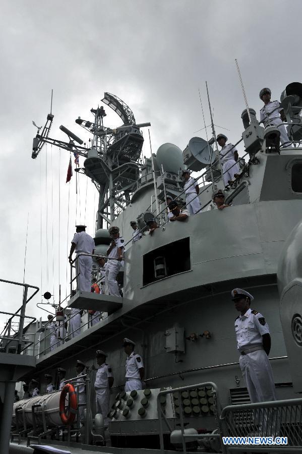 أسطول الحراسة الـ14 التابع للبحرية الصينية يزور تايلاند  (8)