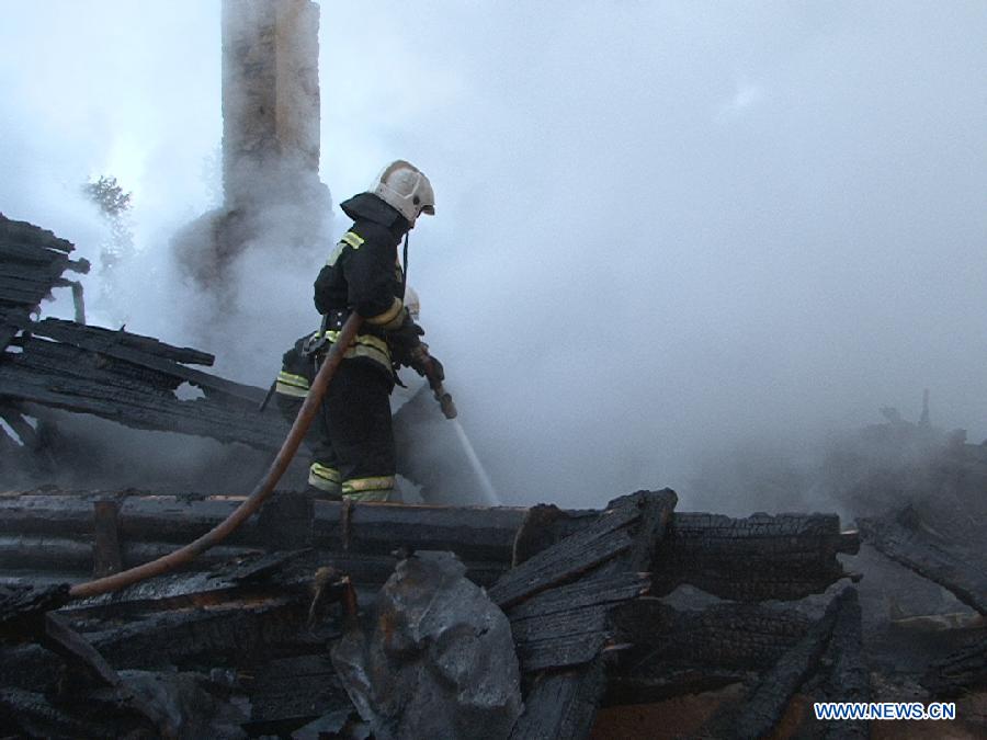 تأكد وفاة 37 شخصا فى حريق مستشفى الأمراض العقلية فى موسكو (3)